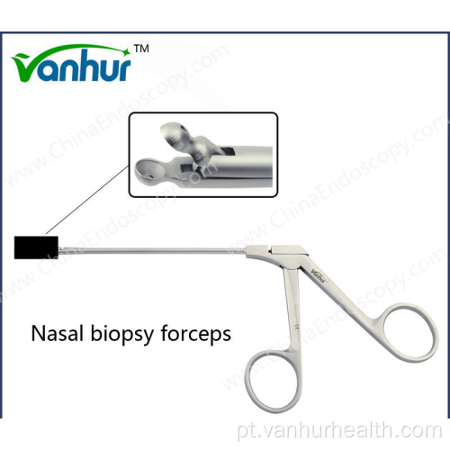 Instrumentos de sinuscopia Otologia Pinça de biópsia nasal inoxidável